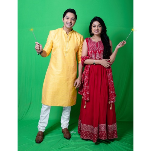 Shreyas Talpade and Prarthana Behere - Metro Grande Shooting