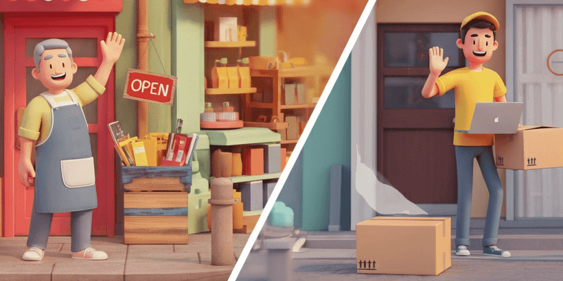 Differences Between Traditional Commerce And E-Commerce